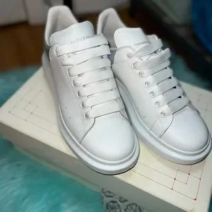 スニーカー Oversized Sneakers - Alexander Mcqueen - Leather - White/Van Alexander McQueen Oversized Sneakers - Size 40 EU